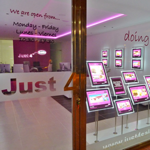 The Just 4 Sales office at Castillo Plaza, Caleta de Fuste